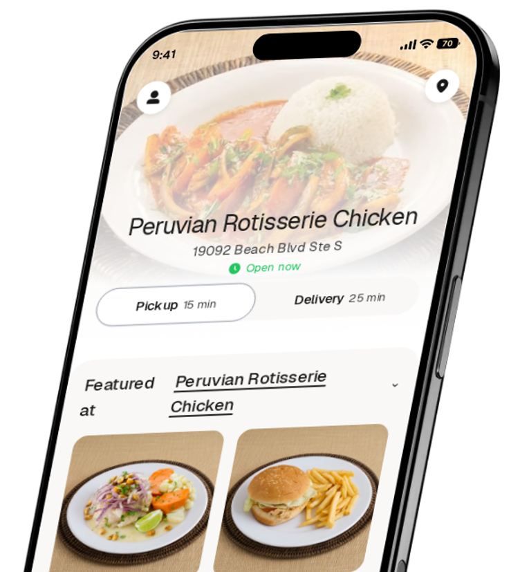 Peruvian Rotisserie Chicken app preview