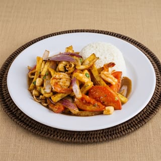 Shrimp Saltado